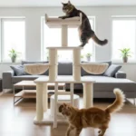 מתקן גירוד לחתול גדול דגם "מיין קון"- חיות אונליין