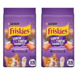 פריסקיז אוכל לחתול מעדני החתול- 7.2 ק"ג - Friskies Surfin Turfin Favorites- דיל זוגות