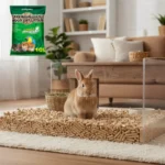 נסורת דחוסה לארנב מצע גלילי- 10 ליטר